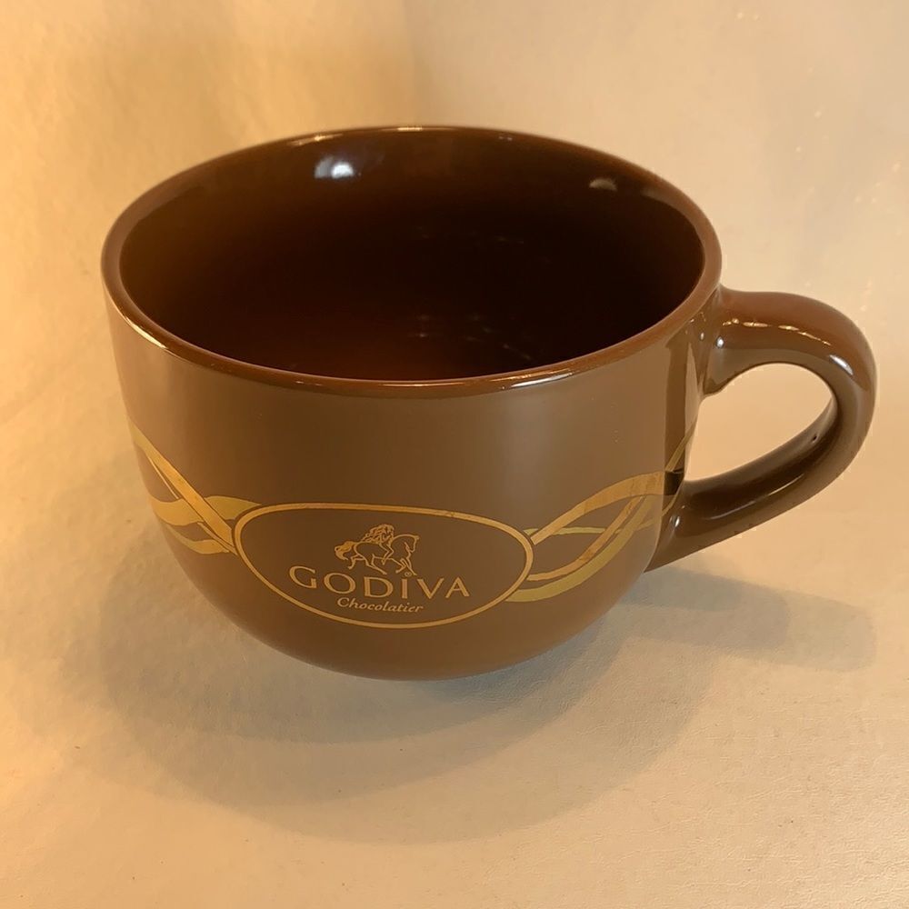 Godiva Chocolatier Coffee Tea Cocoa California Pantry Brown Large Collector Mug